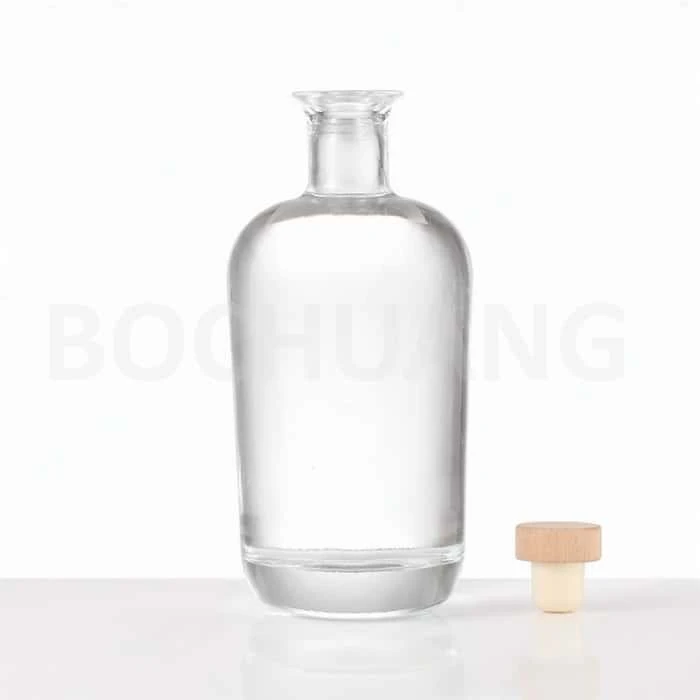 750ml Clear Gin Glass Bottle factory